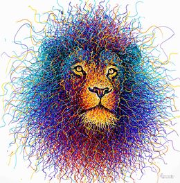Peinture, Lueur sauvage VI, Fabrice Leito