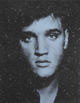 Painting, Elvis Heartbreak, Russell Young