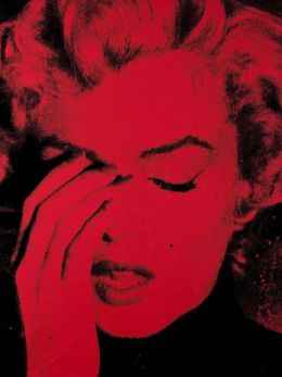 Painting, Marilyn Crying, Russell Young