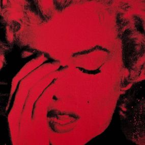 Peinture, Marilyn Crying, Russell Young