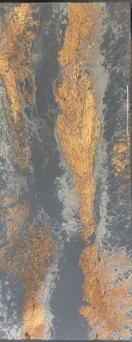 Painting, Diptych Caramel 2, Kseniia Turik Turik&Art