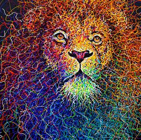 Peinture, Élégance sauvage III, Fabrice Leito