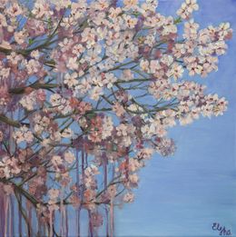 Painting, Apple tree in bloom, Elena Ushanova