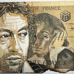 Pintura, Gainsbourg sur billet de 500 F (G197), C215