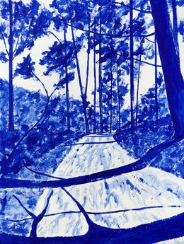 Painting, Le bois du Hénan, Frédéric Cadiou