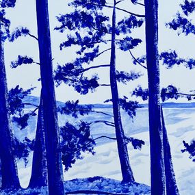 Painting, Le bois du Hénan, Frédéric Cadiou