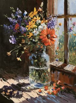 Pintura, Window Light Bouquet., Schagen Vita