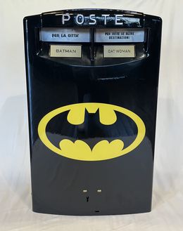 Sculpture, Mailbox batman, JC