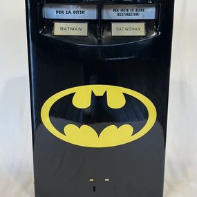 Sculpture, Mailbox batman, JC