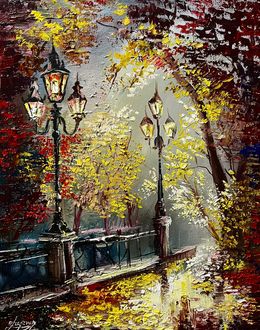 Peinture, Romantic City Park, Vahe Bagumyan