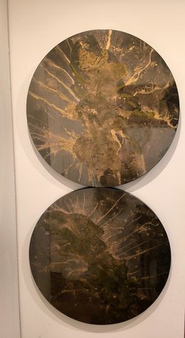 Peinture, Infini - huit - cycle vie - harmonie, Adélaïde Leferme