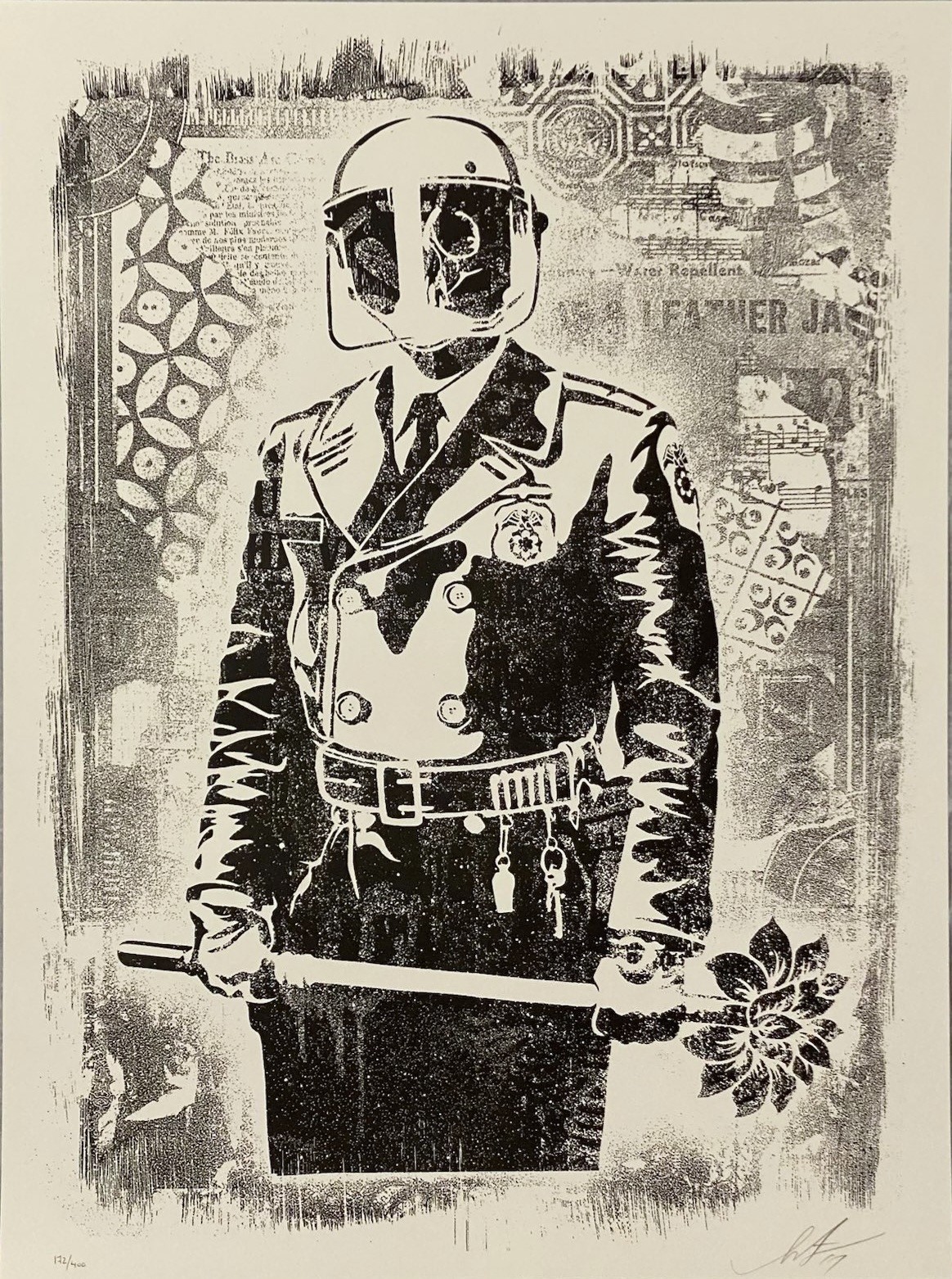 Shepard Fairey (Obey), My Florist is a Dick Shepard Fairey (Obey), My Florist is a Dick