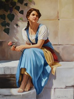 Pittura, The Mediterranean girl IV, Serghei Ghetiu