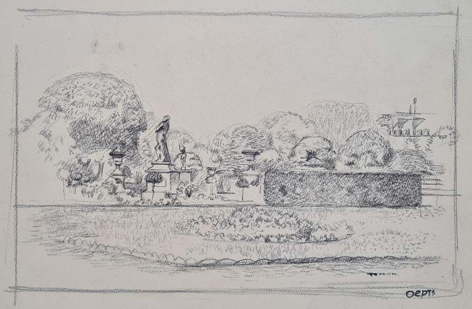 Willem Anthonie Oepts, Jardin du Luxembourg Willem Anthonie Oepts, Jardin du Luxembourg