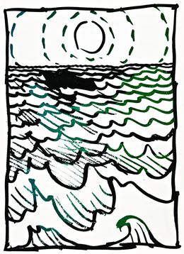 Print, Résumé (7), Pierre Alechinsky