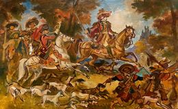 Painting, Hunting, Alexander Litvinov