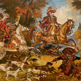 Peinture, Hunting, Alexander Litvinov