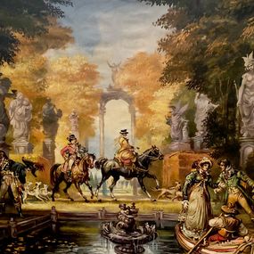 Peinture, A Walk in the 19th Century, Alexander Litvinov