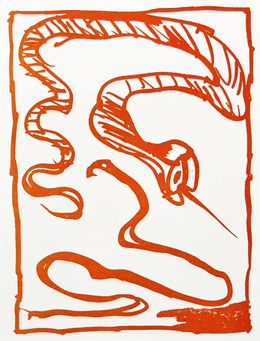 Print, Résumé (9) (1), Pierre Alechinsky