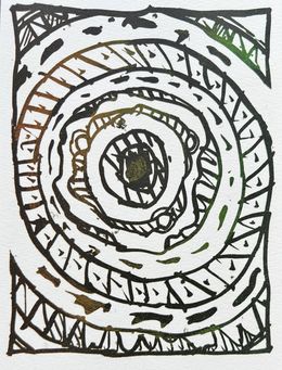 Print, Résumé (9) (3), Pierre Alechinsky
