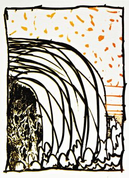 Print, Résumé (9) (7), Pierre Alechinsky