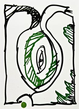 Print, Résumé (9) (9), Pierre Alechinsky