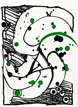 Print, Résumé (9) (10), Pierre Alechinsky