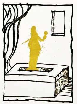 Print, Résumé (9) (19), Pierre Alechinsky
