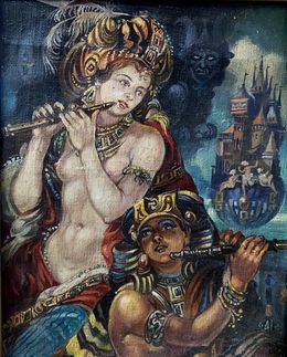 Painting, Duet, Alexander Litvinov