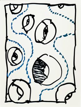 Print, Résumé (9) (8) (6), Pierre Alechinsky