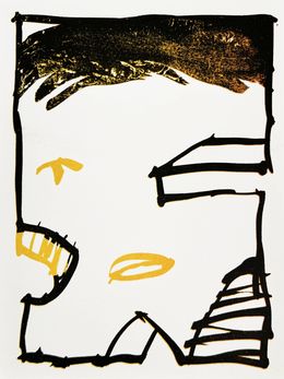 Print, Résumé (9) (8), Pierre Alechinsky