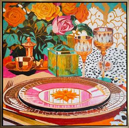 Painting, Glamorous glow in the sunlight, Katharina Husslein