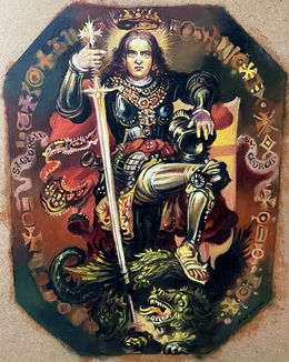 Painting, George the Victorious, Alexander Litvinov