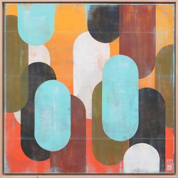 Peinture, Traffic Sunny & Brown, Ronald Hunter