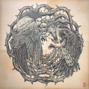 Fine Art Drawings, Harpies, Odona Bones