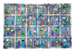 Painting, Les passants, Marc Laffolay