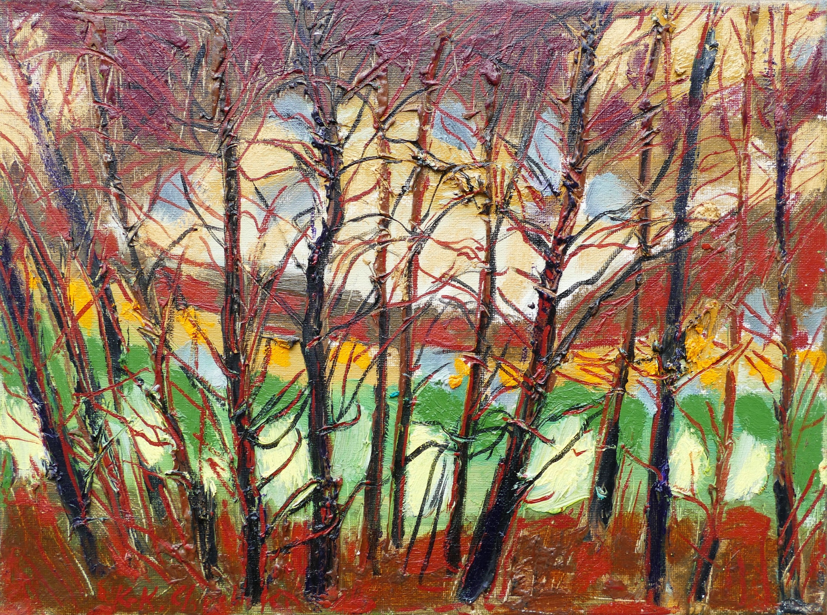 Karl-Karol Chrobok, Trees in early spring no.2 Karl-Karol Chrobok, Trees in early spring no.2