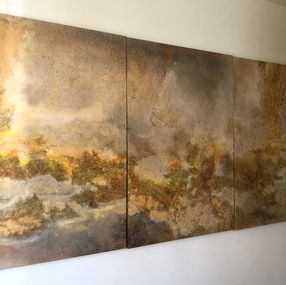 Painting, Un dimanche calme d'automne, Emmanuelle Vroelant