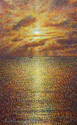Painting, In the embrace of sunset, Andrii Chebotaru