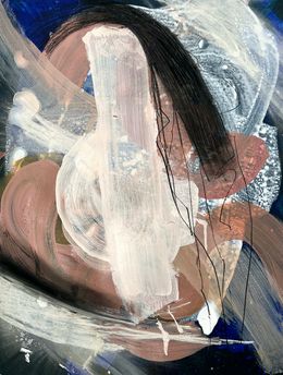 Painting, Distance Means Nothing to Entangled Hearts, Nicola Fouché