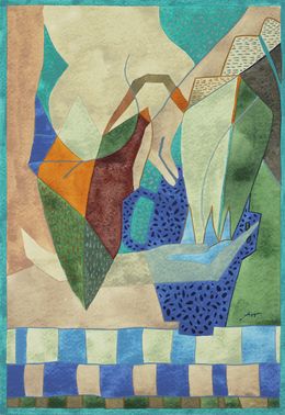 Pintura, Abstrait nu N°5, Aurélie Trabaud
