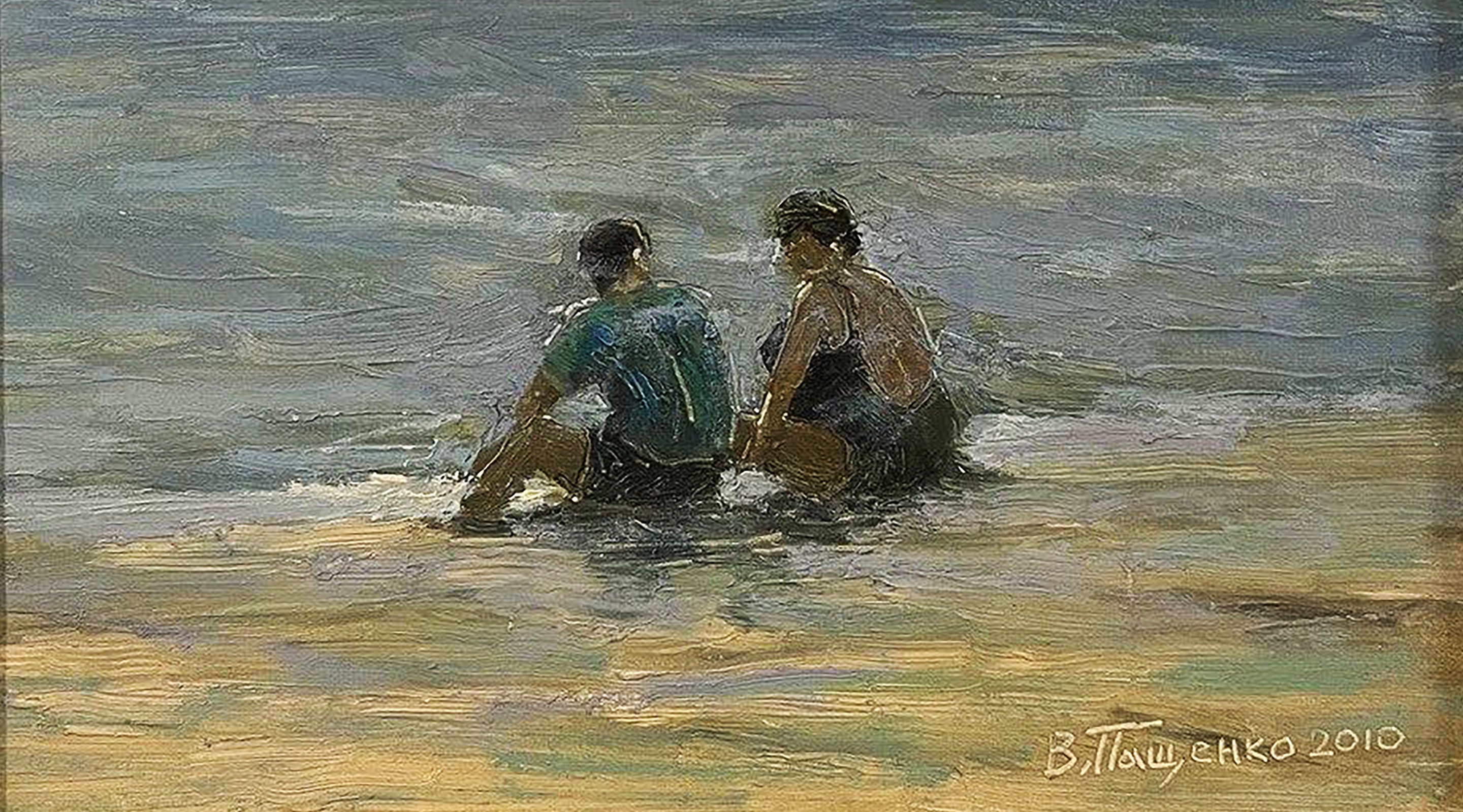 Volodymyr Pashchenko, To the beach with a friend Volodymyr Pashchenko, To the beach with a friend