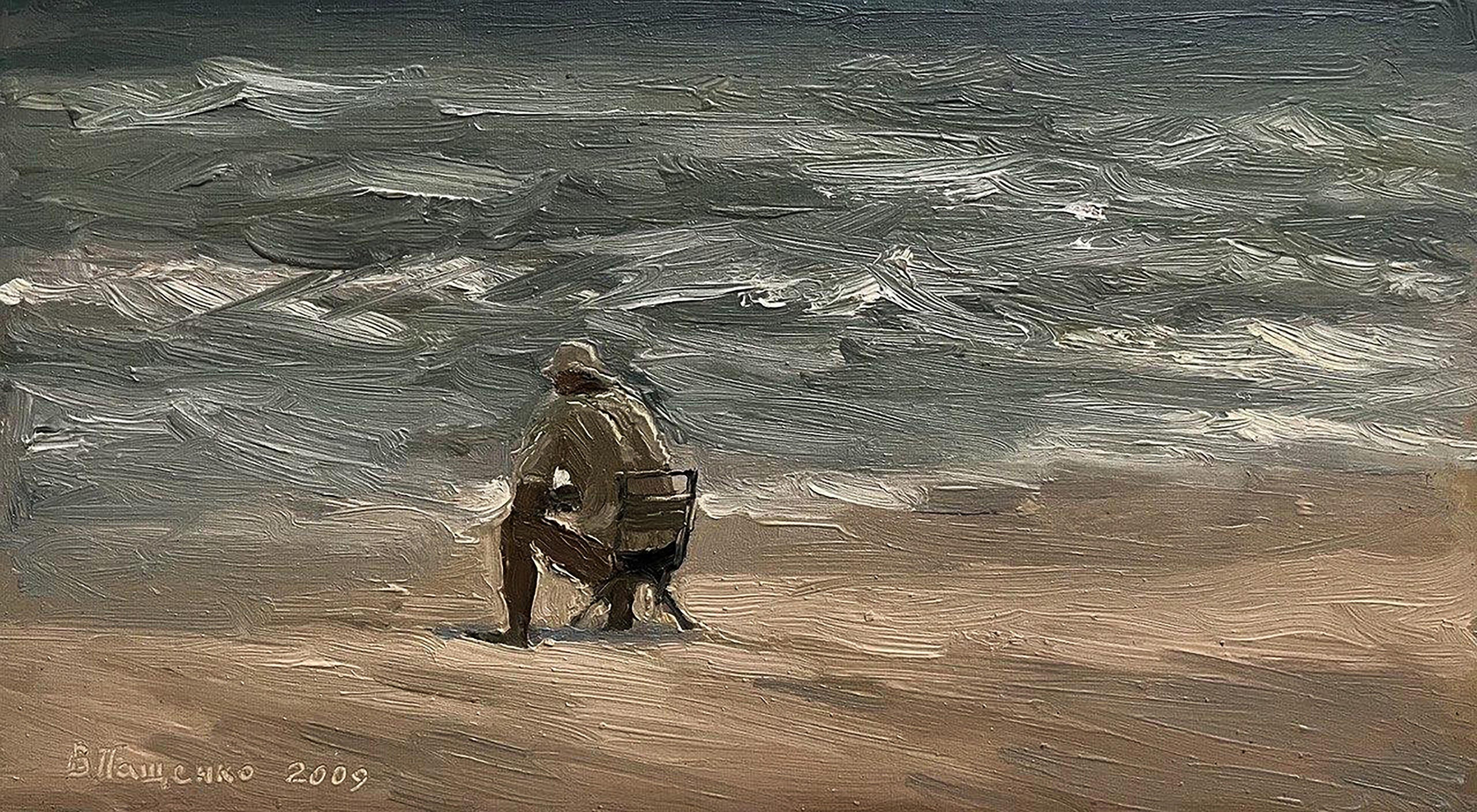 Volodymyr Pashchenko, Alone on the beach Volodymyr Pashchenko, Alone on the beach