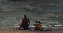Painting, You look into the distance, Volodymyr Pashchenko