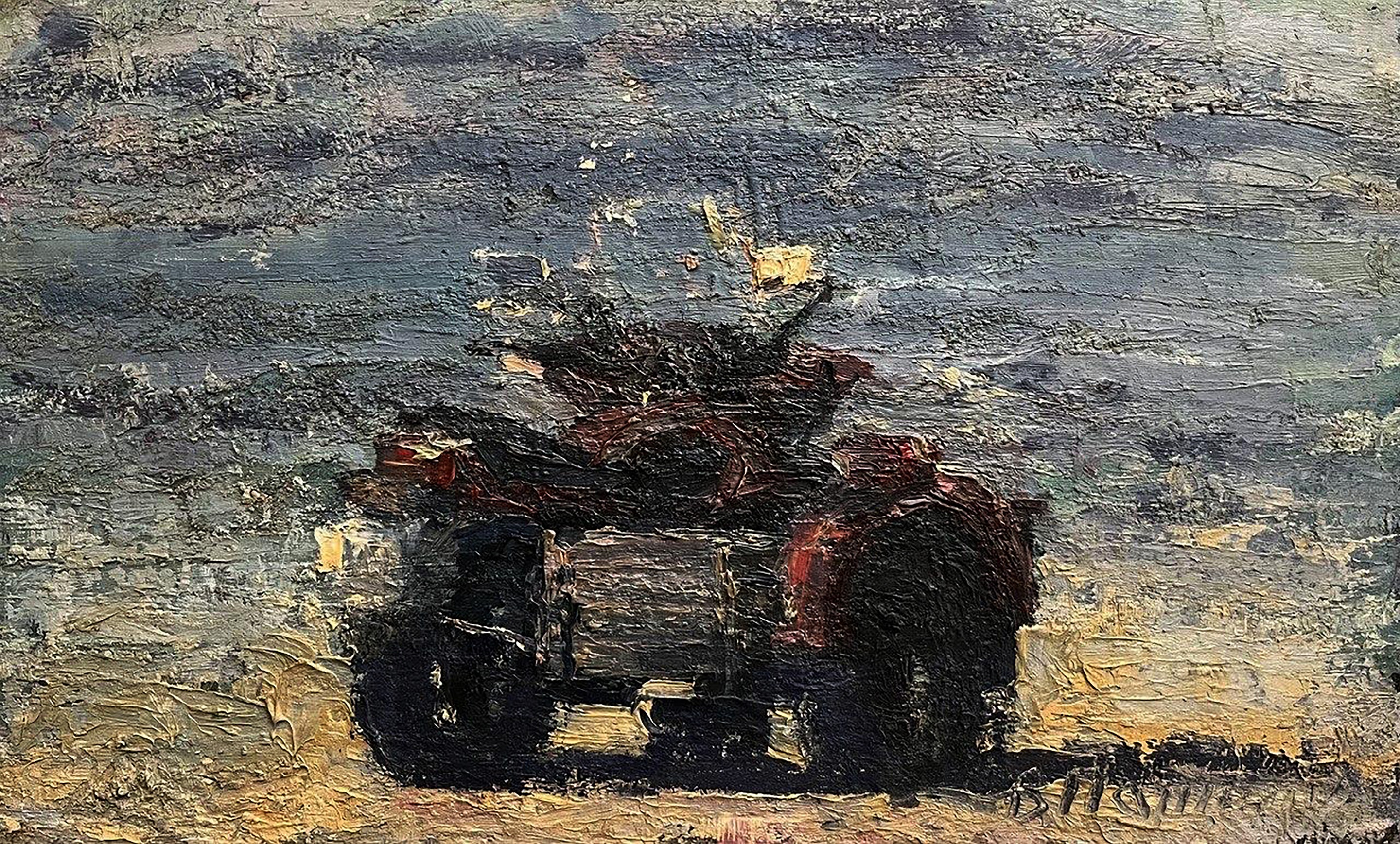 Volodymyr Pashchenko, Motorcycle on the beach Volodymyr Pashchenko, Motorcycle on the beach
