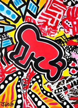 Peinture, Dream (tribute to K. Haring), Dr. Love