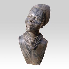 Sculpture, Lovely lady - Beauté, Edson Muchena