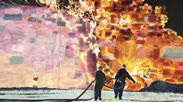 Peinture, Hacia el fuego, Manuel Perez