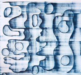 Painting, Drifting clouds, Sumit Mehndiratta