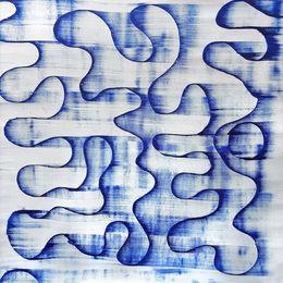 Painting, Curved linearity, Sumit Mehndiratta